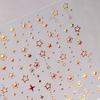 Charming Hollow Stars Love Geometric Five-pointed Star Self Adhesive 5D Nail Art Decorations Stickers Shiny Manicure Decal