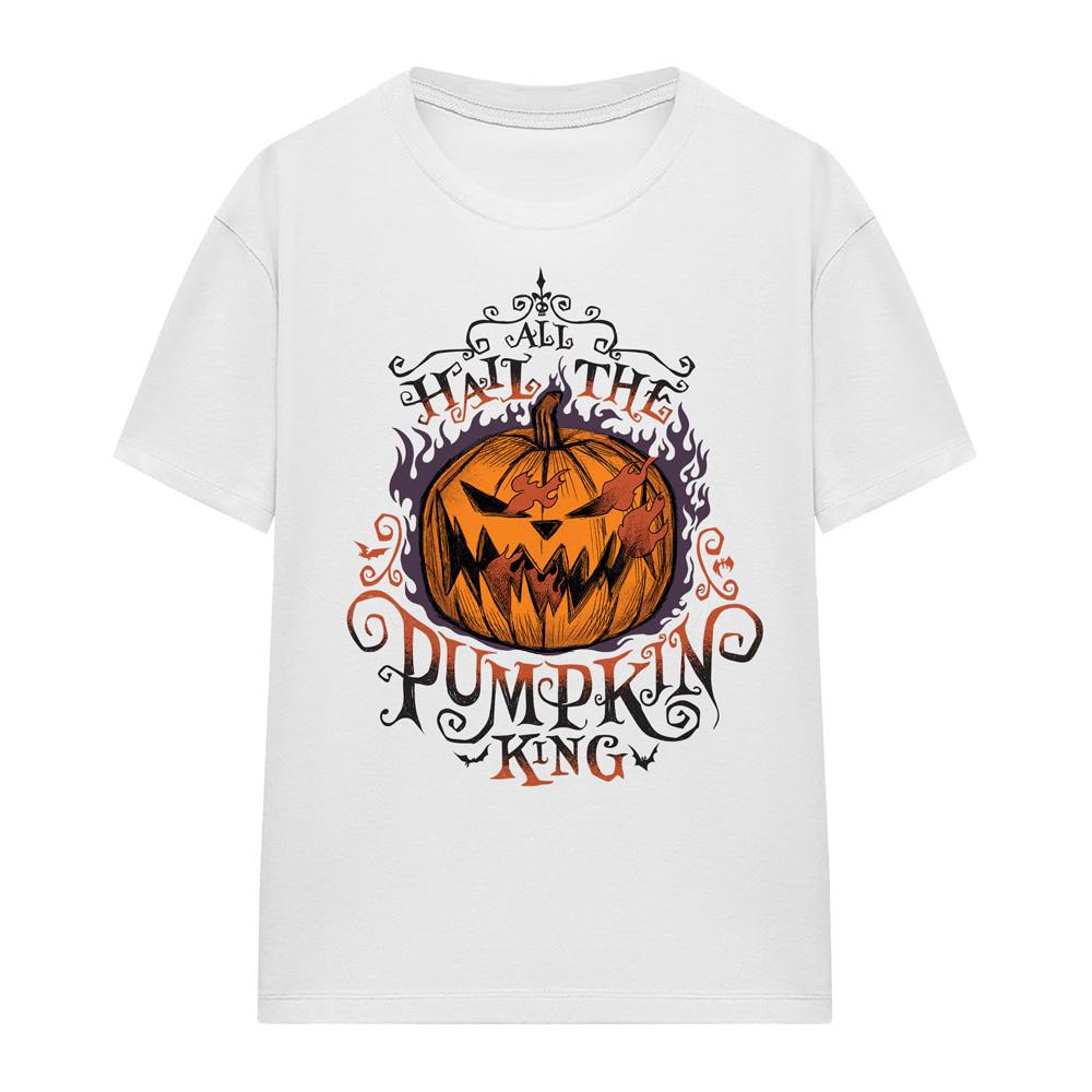 The Nightmare Before Christmas Womens/Ladies Hail The Pumpkin King T-Shirt