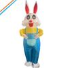 Paasei Konijn Schattig Konijn Opblaasbaar Overall Schattige Cartoonpop Kostuum Performance Props Opstanding