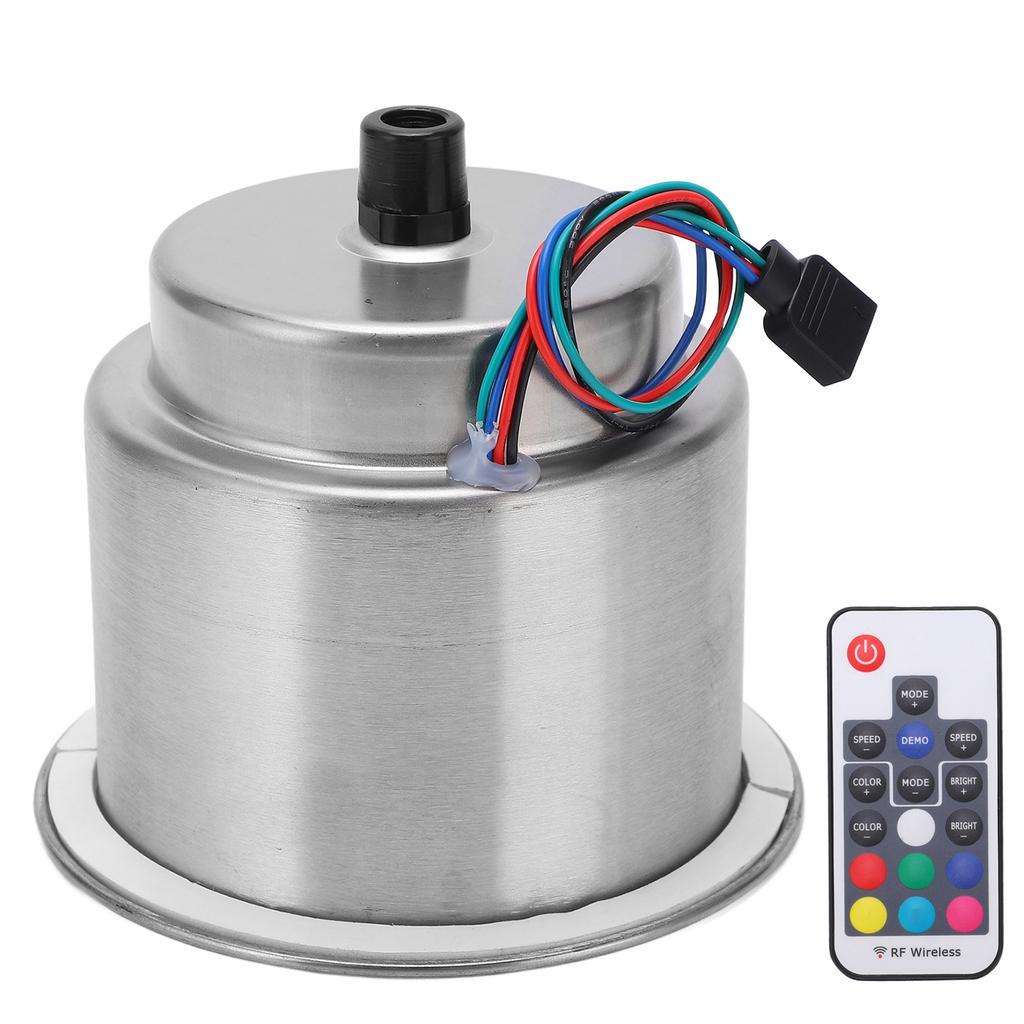 Boat Cup Drink Holder Stainless Steel Marine RGB Cup Holder Rack with Remote Control for Yacht RV Truck