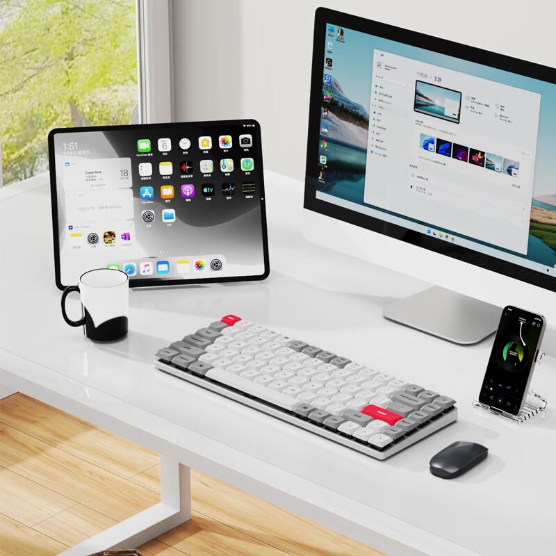 Keychron K3 MAX Μηχανικό Πληκτρολόγιο Χαμηλού Προφίλ Τριπλής Λειτουργίας