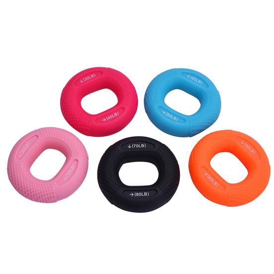 Silicone Grip Device Arm Muscle Strength Trainer Rehabilitation Gripping Ring