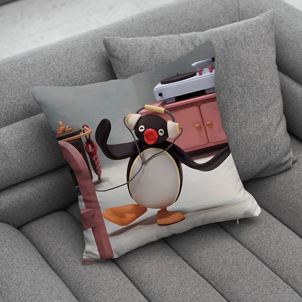 Penguin PPingu Pillow Case Pillowcase Home Sofa Cushions Car Cushions Pillowcover Office Pillowshell Pillow