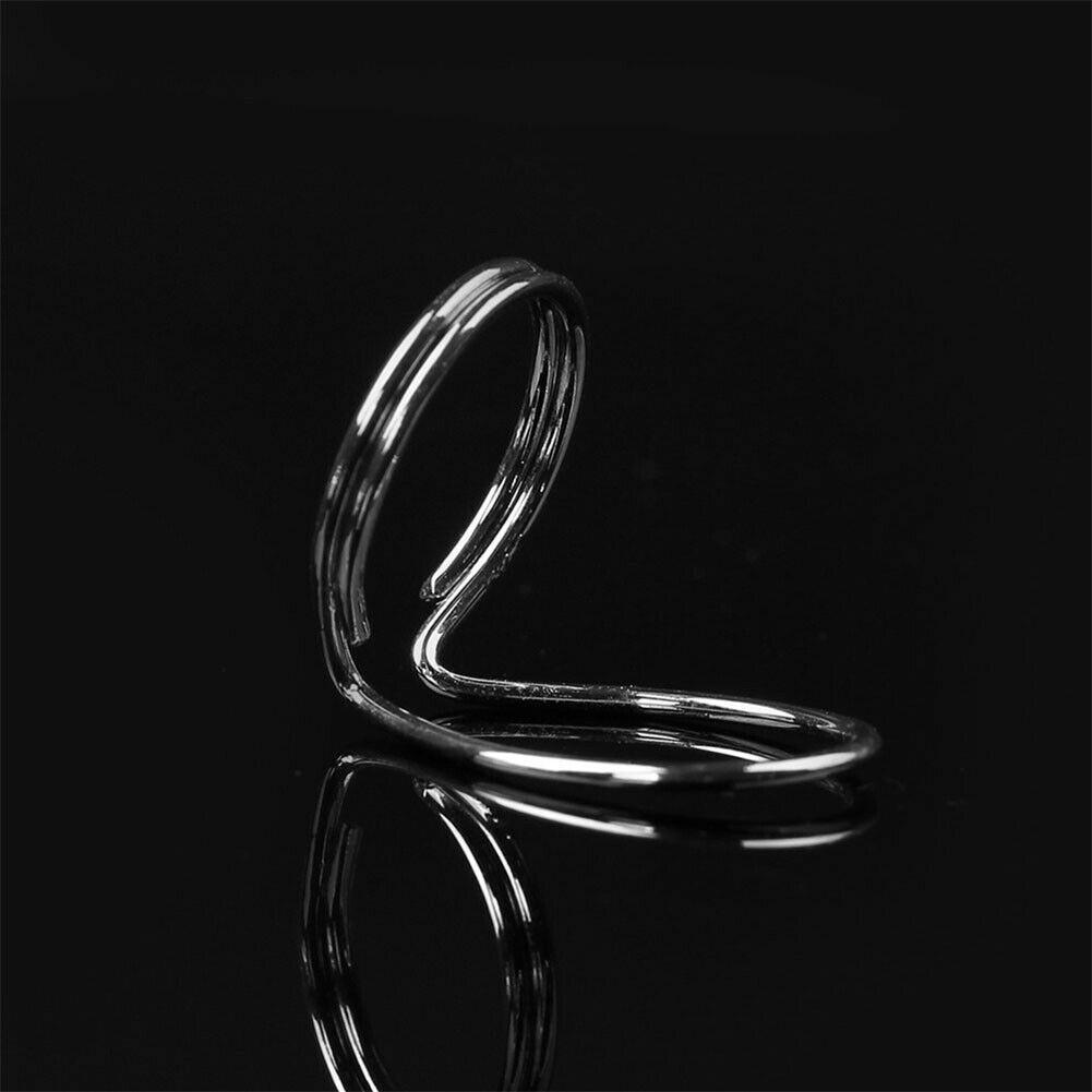 Metal Finger Picks Thumb and Index Finger Picks Musical Instrument Picks Adjustable Spring Guitar Picks Metal Picks