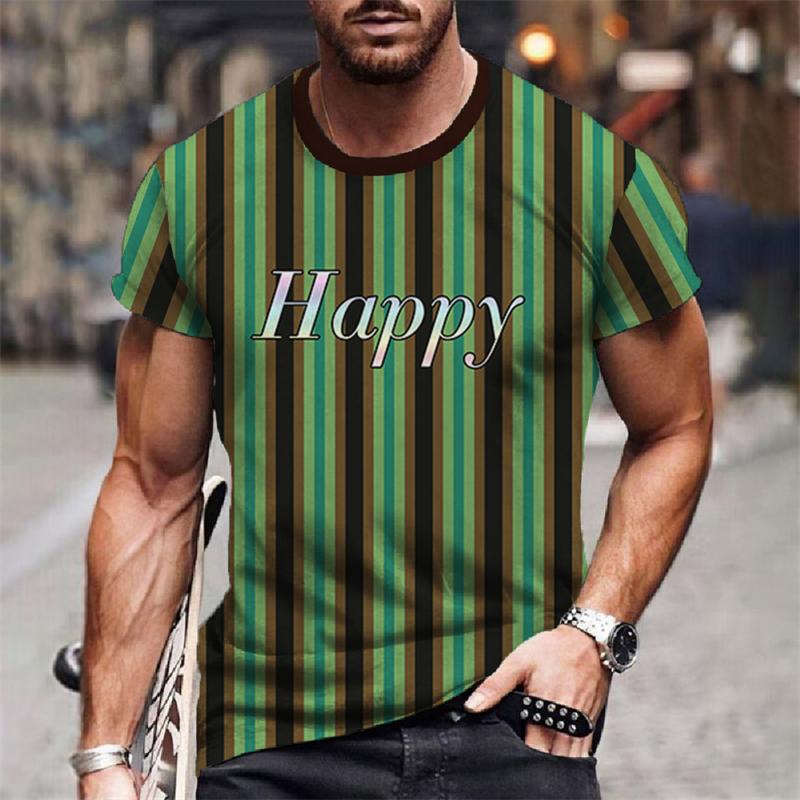 

Men s T-shirt Summer Trendy Short Sleeve 3D Printed T-shirt Casual Street Wear Oversized T-shirt 5XL