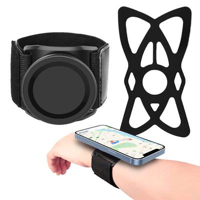 Magnetic Running Phone Holder Wrist Strap Universal Arm Strap for Cup Easy Install 360-degree Rotatable Water Bottle Phone Bracket for Exercise