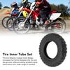 Motorcycle Tire and Tube Set, 3.50-8 Inch, Metal-Rubber, Explosion-Proof, High Strength, for Z50, Z50A, Z50R, and Z50RD