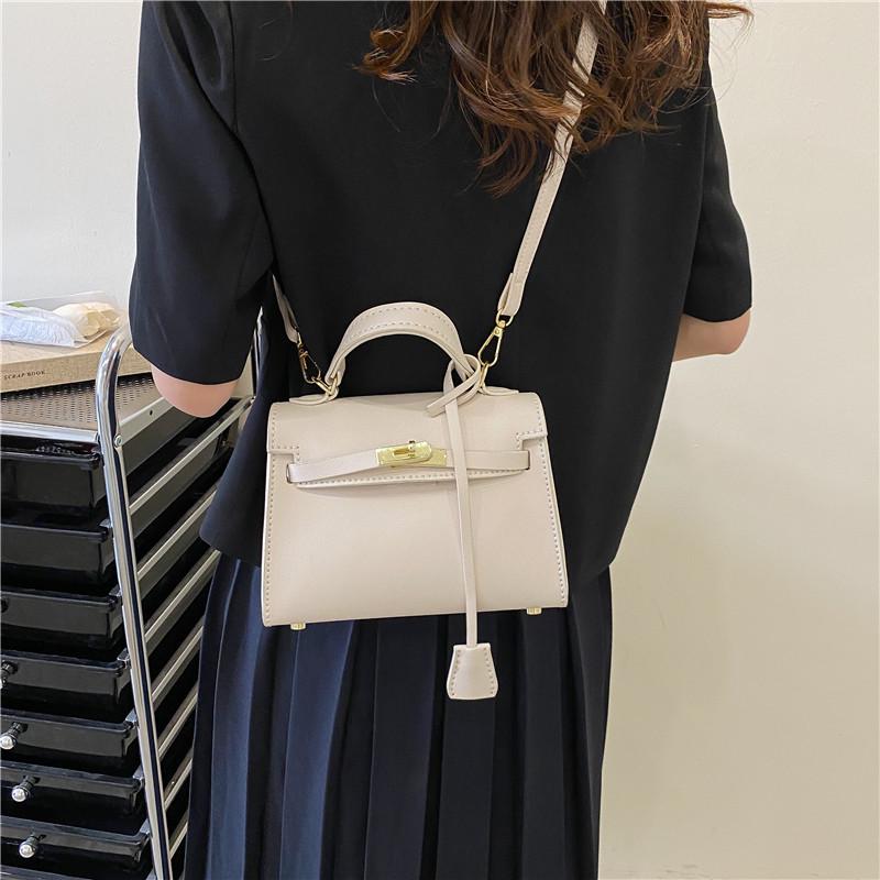 "Handmade Mini Kelly Style Shoulder Crossbody Bag for Women - High-Quality Texture"