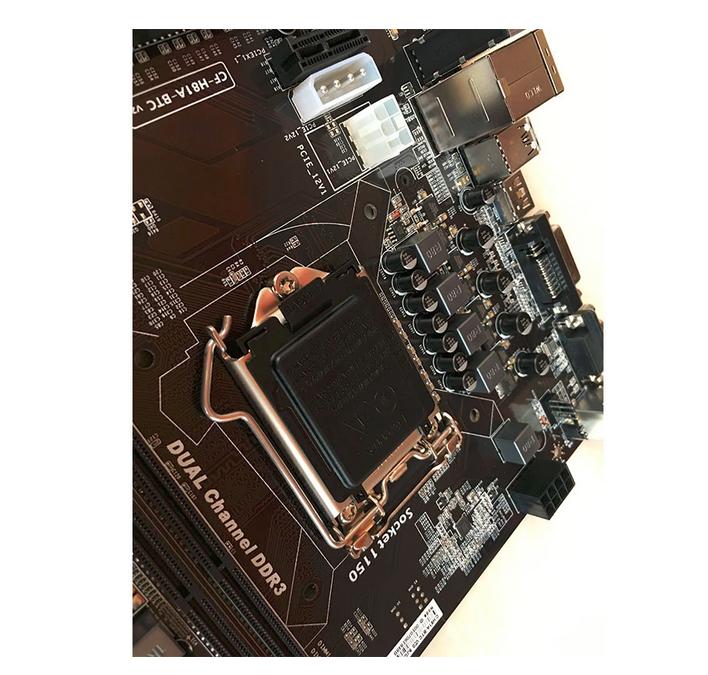 H81P Colorful CF-H81A-BTC Socket 1150 DDR3 SDRAM ATX Intel H81 Pro ETH Motherboa