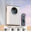 Lightweight Wireless Megaphone High Capacity Voice Amplifier For Classroom Meetings Fitness Sports Coaching