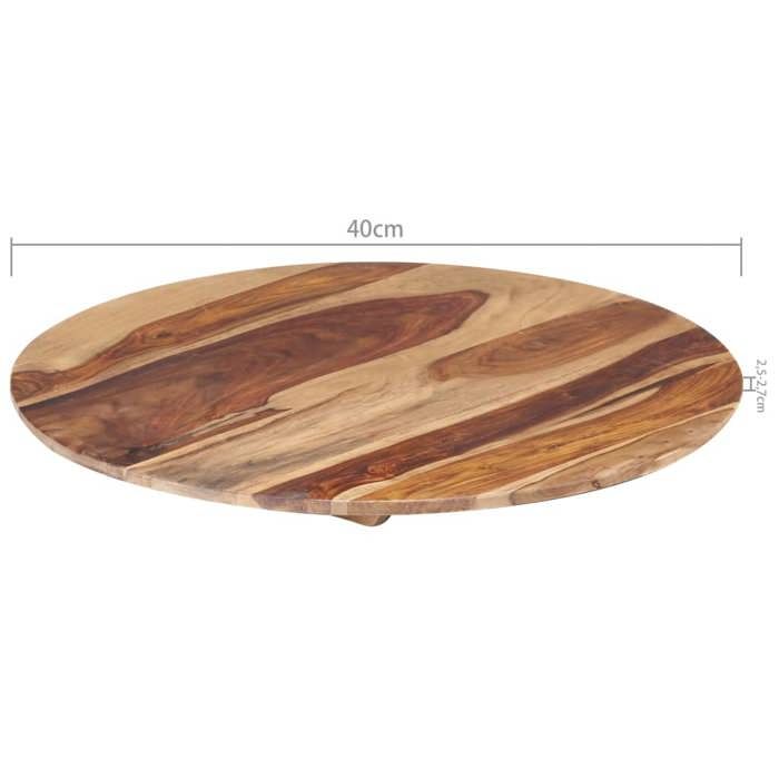 Tabletop Solid Wood Round 25-27 Mm 40 Cm