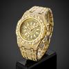 MISSFOX's New Popular Hip-hop Niche Design Full-diamond Arabic Scale Men's Watch