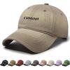 Customized Men Women Baseball Cap Vintage Street Style Bright Color Gradient Deepened Hole Design Breathable Sun Protection Cap