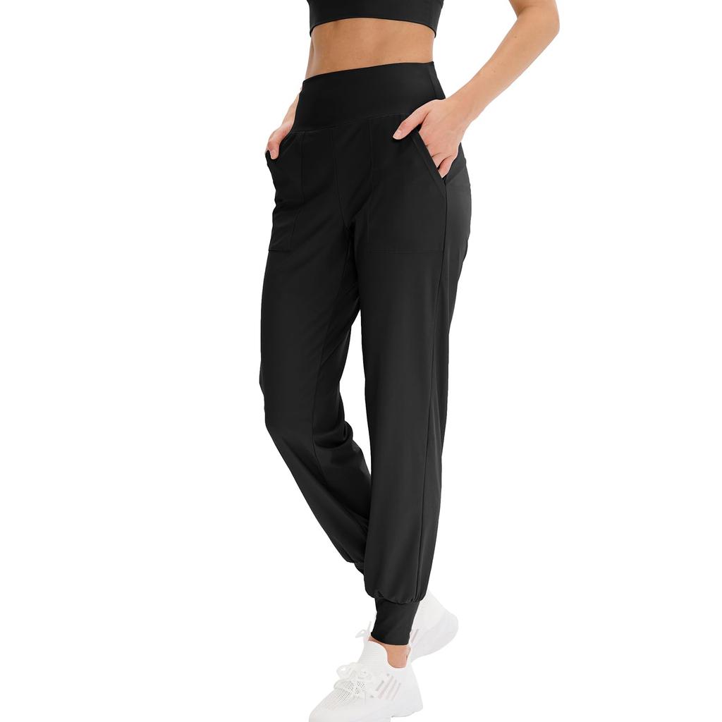 HomyComy Jogger Yoga Fitness Lös Passform Träning Långa Sportkläder Dambyxor, Byxor, Byxor, Träningsbyxor, Byxor, Byxor,