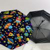 1PC Space Adventure Umbrella-8-Rib Reinforced, Automatic Open, Lightweight & Durable, Fashion Accessory for Outdoor-D374
