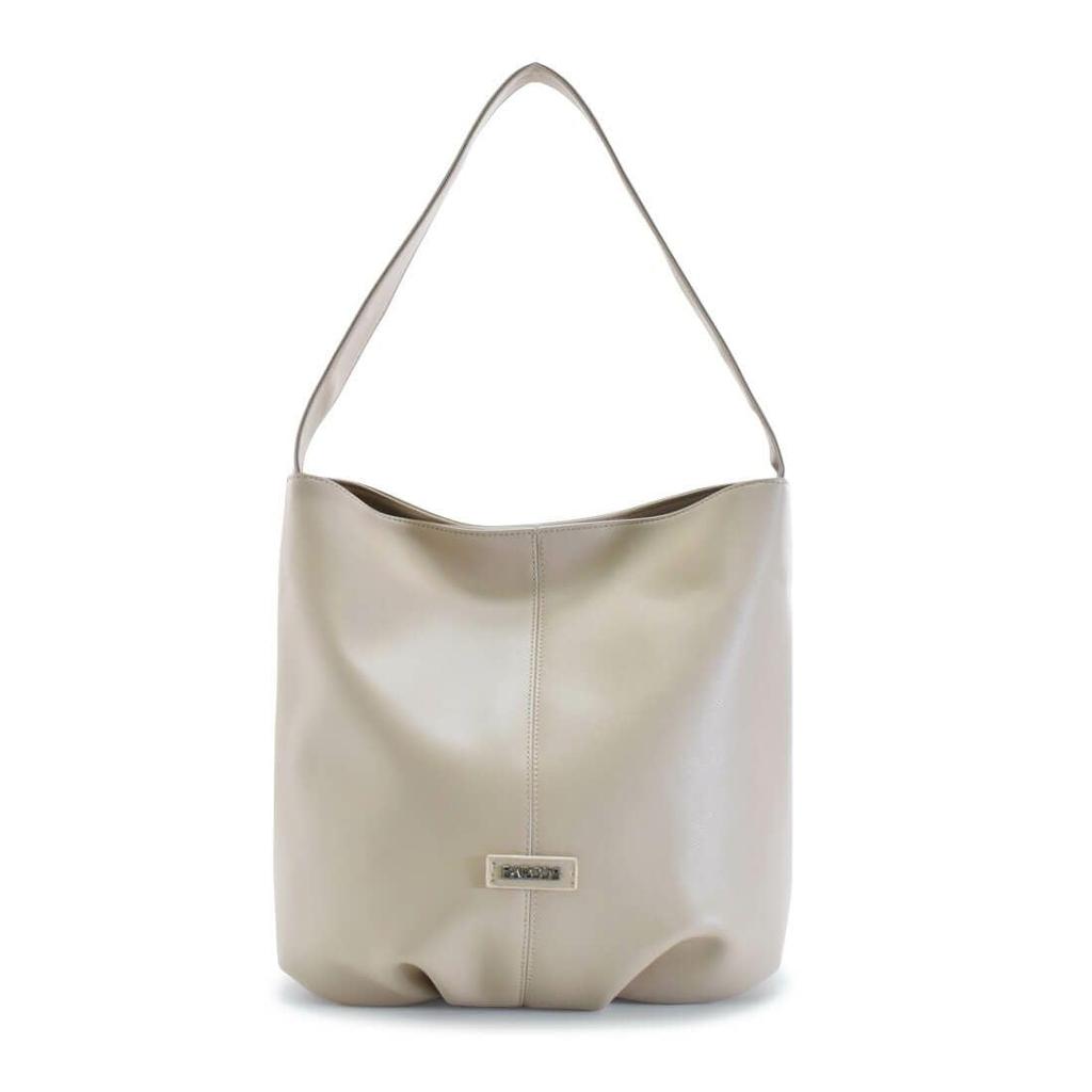 Barcos Smooth Leather Tote BagHandbag in Beige