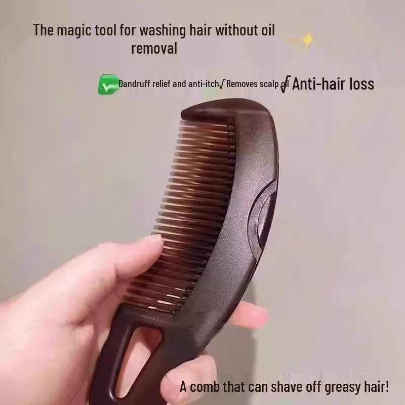 Energy Scalp Massage Comb for Oily Hair - No-Rinse, Cleans Dandruff, Air Cushion Design