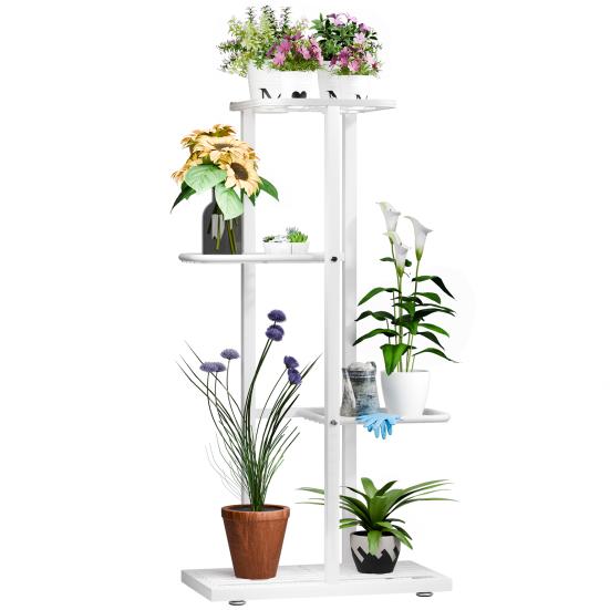 Plant Stand Indoor, Tiered Plant Stand for Indoor Plants, Corner Flower Stand for Living Room, Multi-Layer Metal Frame Plant Shelf (3/4/5/6/7/8 Tiers)
