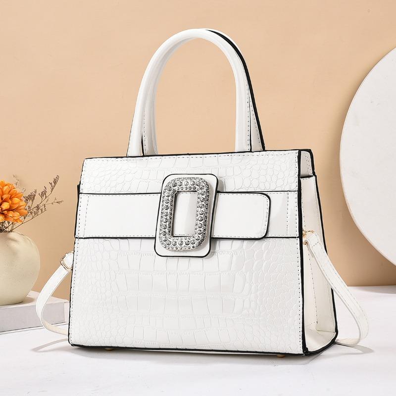 Large Capacity Patent Leather Women's Bag 2024 Luxury Women's Handbag Shoulder Tote Bag Designer Elegant Ladies Crossbody Bag
