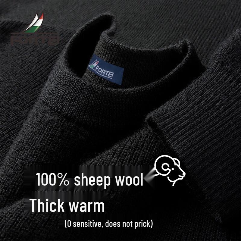 

Men s 100% Lambswool Round Neck Sweater 54