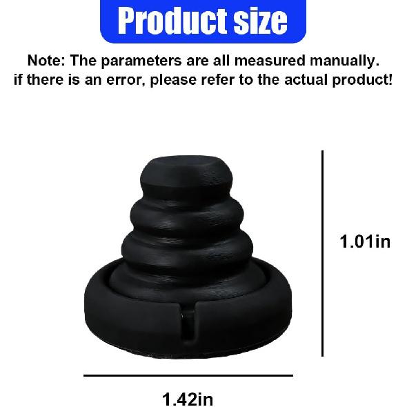 4PCS Car Silicone Cushion Pads, Universal Car Door Closing Silencer & Shock Absorber, Self-Adhesive Automotive Anti-Collision Buffer Protection