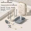 COOKSS Portable Silicone Baby Bottle Cleaning Brush Set