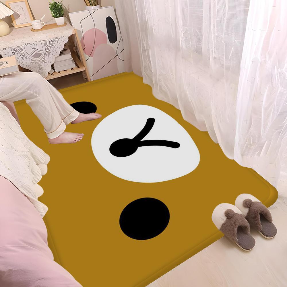 Rilakkuma Floor Mat Cheaper Anti-slip Modern Living Room Balcony Printed Bedside Mats