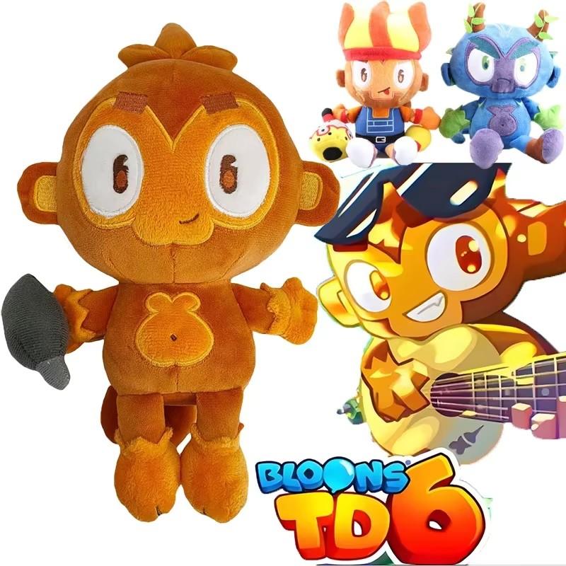 Dart Monkeys Plush Toys Game Bloons TD 6 Stuffed Dolls Cartoon Gwendolin Obyn Greenfoot Plushie Figure Kids Fans Christmas Gifts