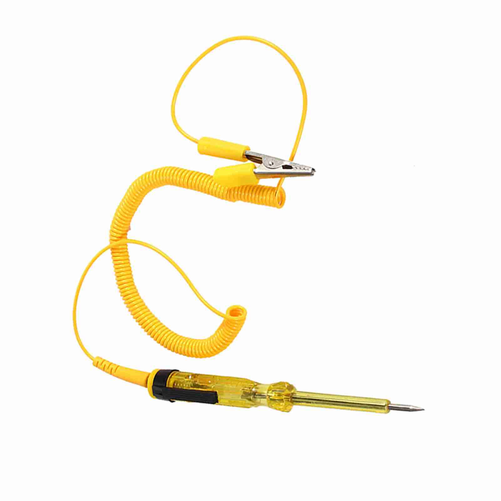 

Auto Car Vehicle Circuit Tester Test Pen Pencil DC 6V 12V 24V Light Bulb Voltage Yellow жовтий