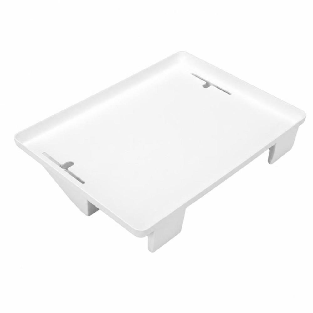 White Bed Tray Cable Management Nightstand Organizer Space-Saving Bedside Shelf  Top Bunk