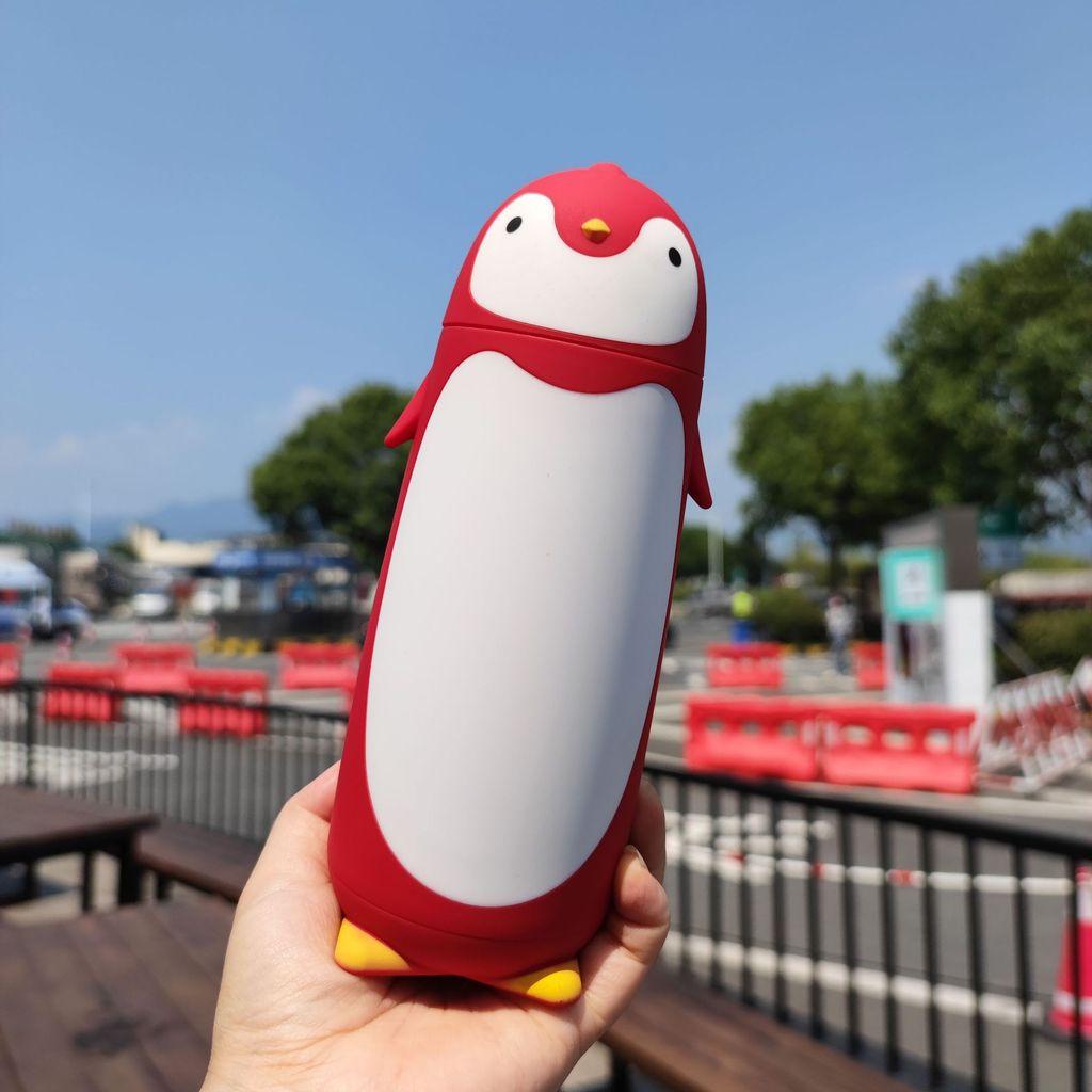 Adorable Penguin Insulated Water Bottle With Twist Lid For Office And Outdoor