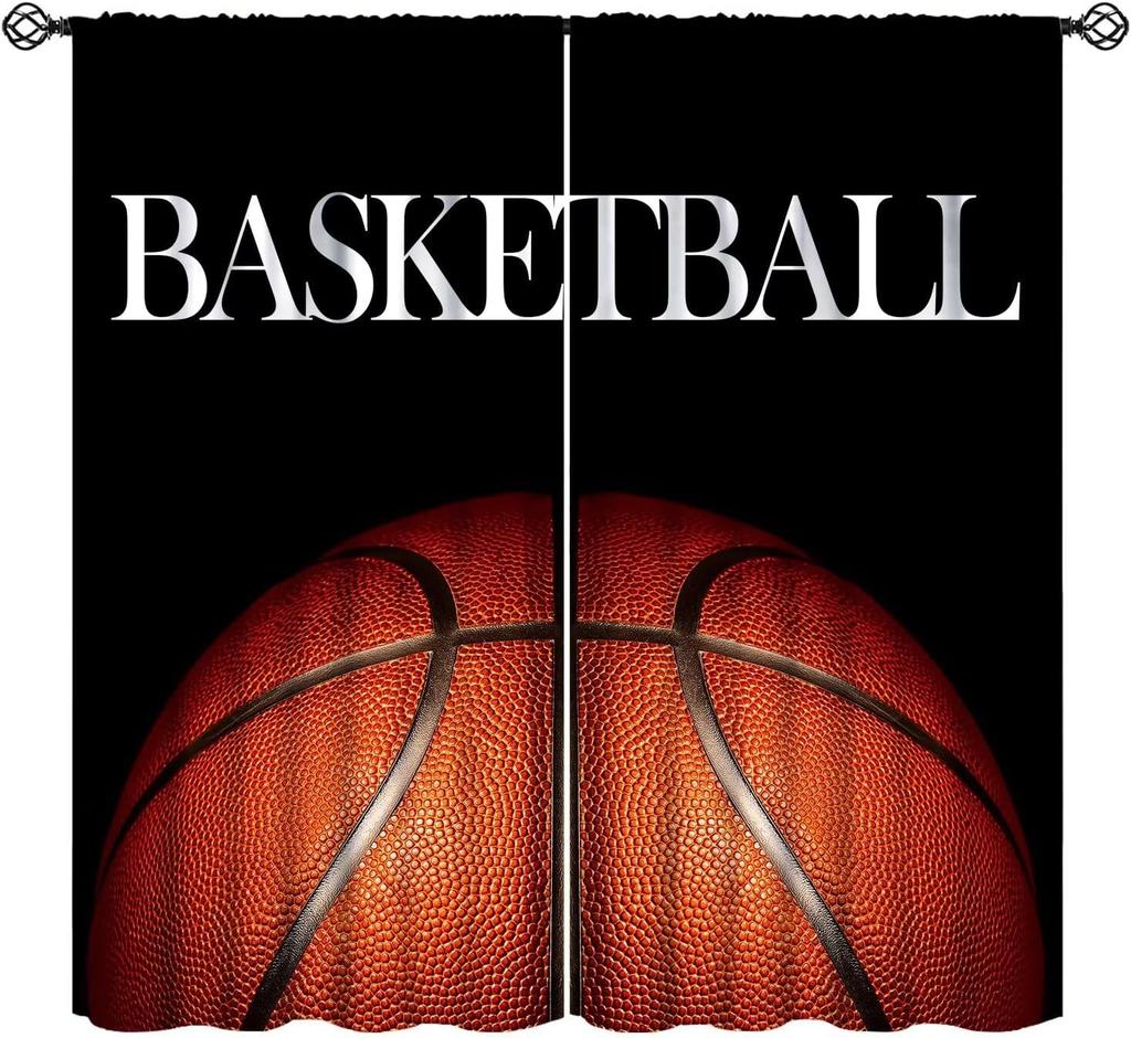 Racing Curtains for Teens Games Room Decor Black White Checkered Flag Art Printed Window Drapes for Kids Bedroom Living Room