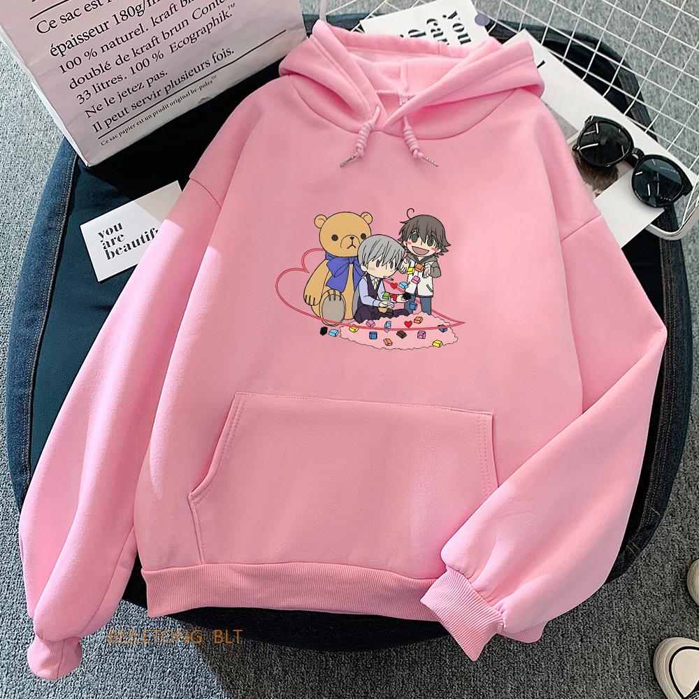 Romantische Junjou Hoodies Männer Und Frauen Unisex Kleidung Langarm Anime Zusammen Übergröße Jungen Zusammen Klassisch Schlicht Trendig