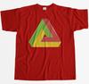 Impossible Triangle T-Shirt Geometry Optical Illusion Mens T-Shirt