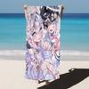 Game N-Needy Girl O-Overdose Microfiber Printed Beach Towel Mountain Climbing Yoga Beach Swimming Running Absorbent Soft Towel