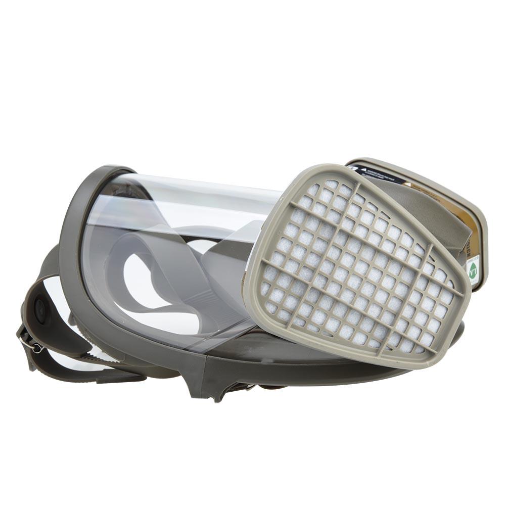 Full Face Cover Facepiece Gas Mask for Painting Welding Disinfection