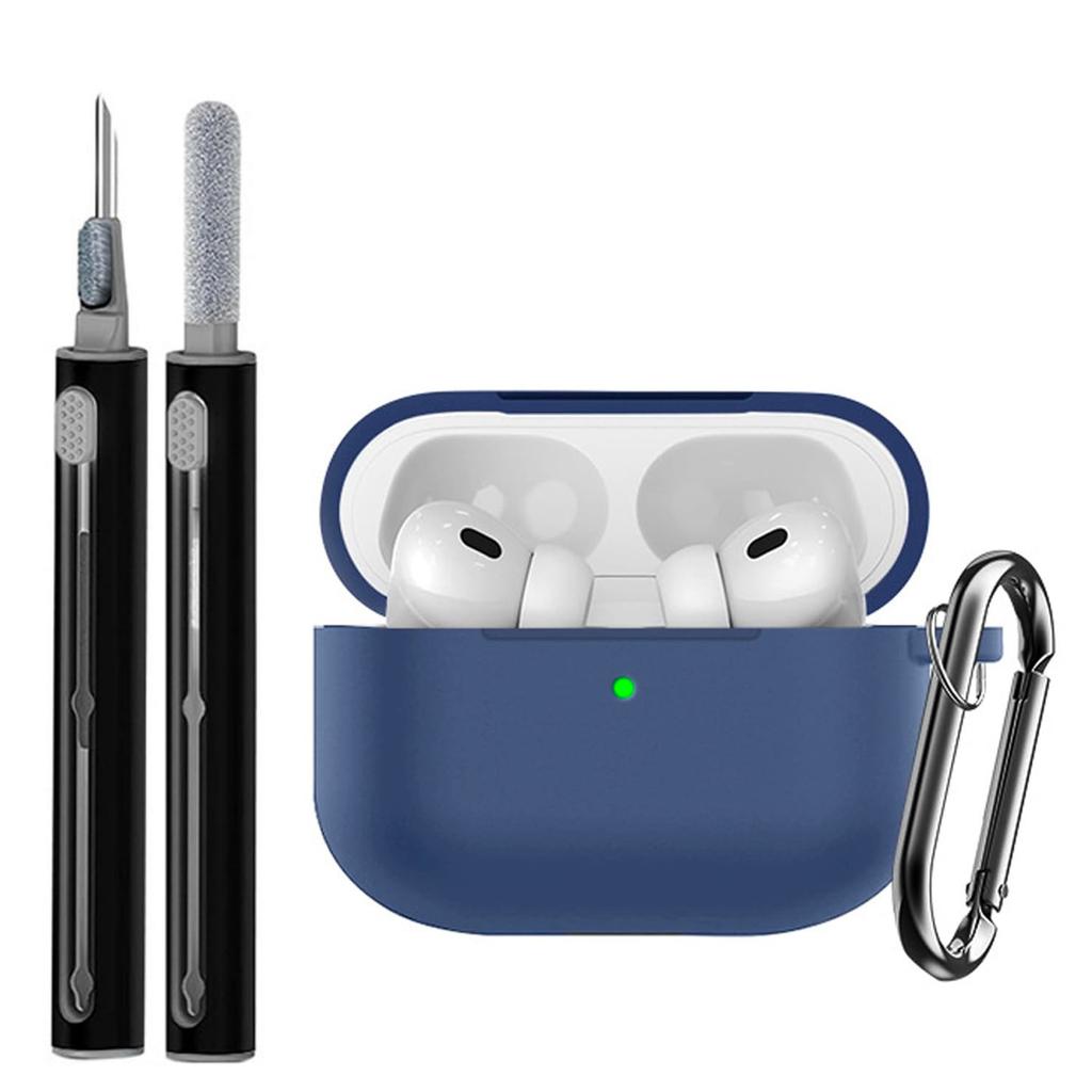 Silicone Case For AirPods Pro 3 Shockproof Waterproof Earphone Case Accessories for AirPods Pro 3rd Generation with Cleaning Kit