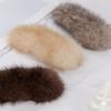 LALA Natural Mink Fur Snap Pin