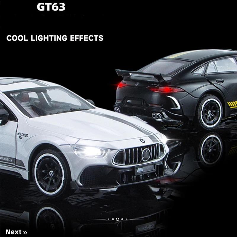 1/24 Diecast Legierung Modellauto Miniatur BENZ GT63 Sportwagen Simulation Sammlerstück Metallfahrzeug Jungen Geburtstag Weihnachten Spielzeug