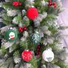 6CM Merry Christmas Balls Ornaments Xmas Tree Ball Hanging Pendant for Navidad New Year Home Party Decoration Festival Supplies