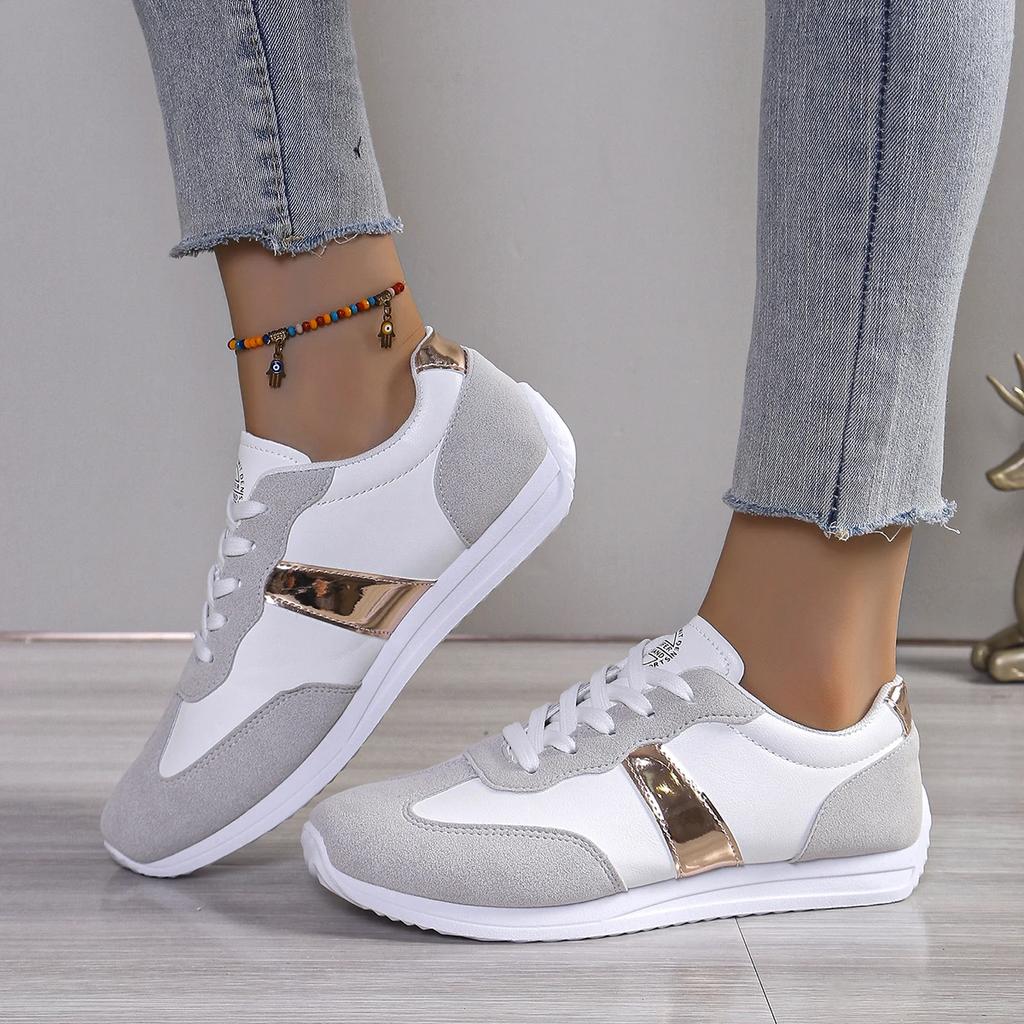 Fashion Autumn Women's Casual Shoes 2024 New Lace Up Flats Outdoor Sneakers for Women Platform Shoes Light Casual Women's Running Shoes