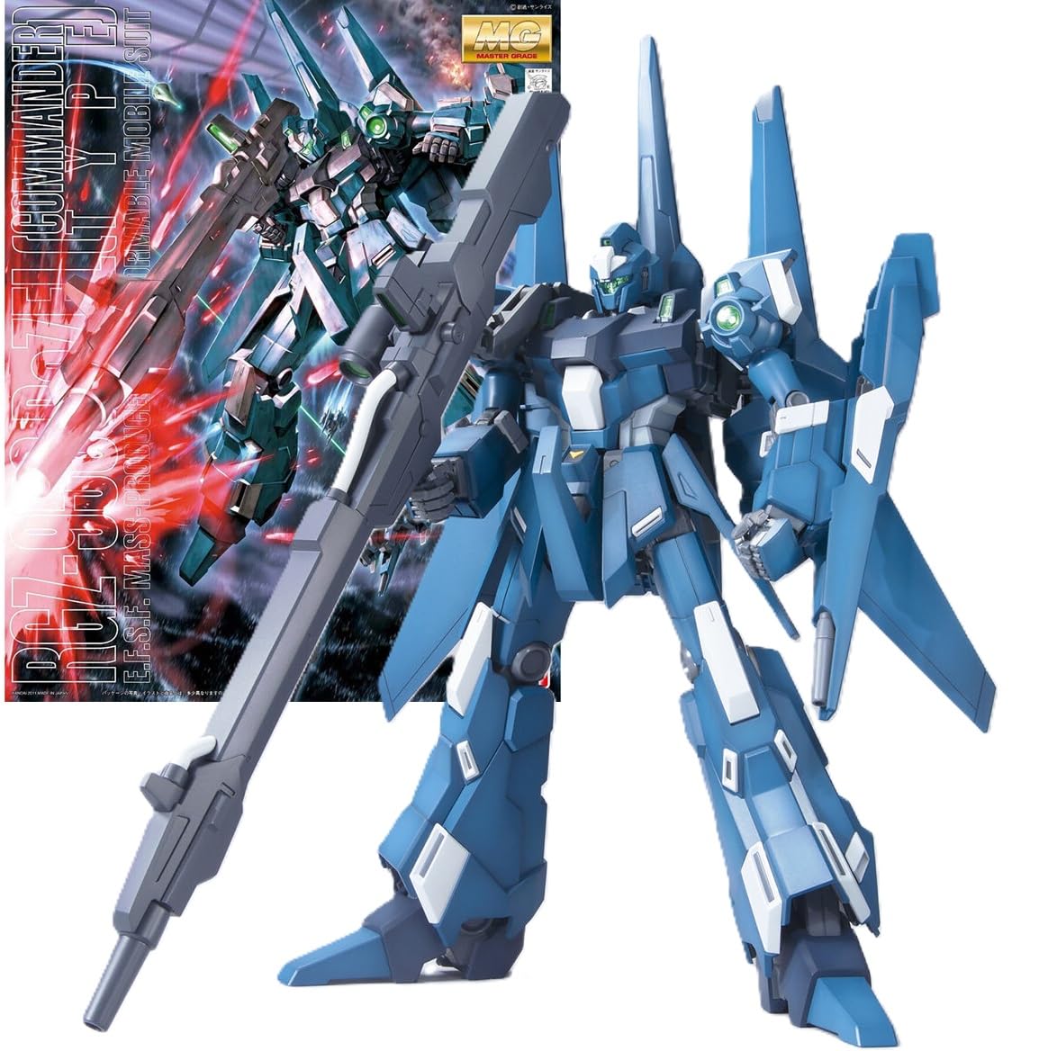 

ReZEL Командирский блок Масштабная пластиковая модель [MG] RGZ-95C 1/100 Предварительно окрашенная