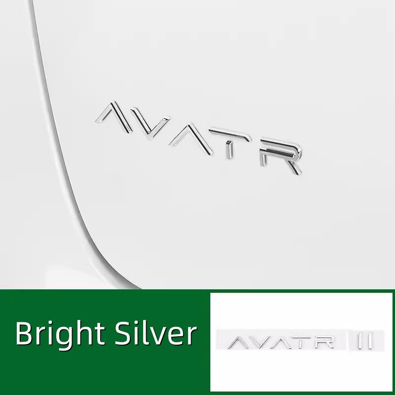 

Car Rear Door Car Logo Name Letters Decor Product Sticker Cover For Changan AVATAR 11 2022-2024 AVATR 11 Exterior Accessories