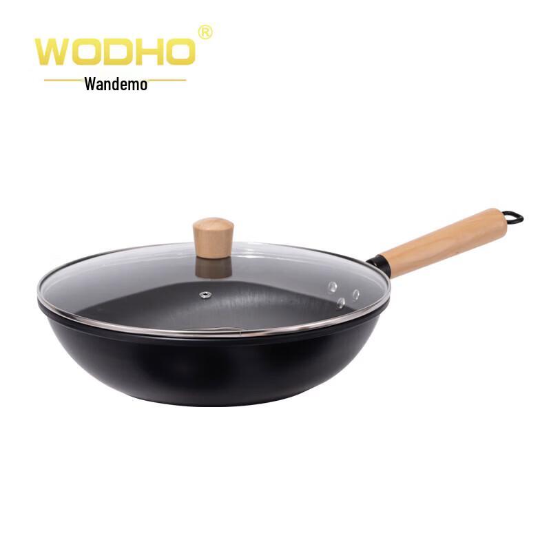 WODHO Wood Whisper Zero Coating Wok