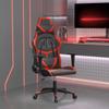 Vidaxl Poltrona da Gioco, Nero-Rosso, Ecopelle