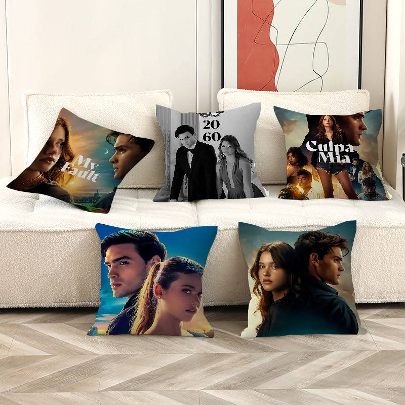 My Fault Culpa Mia Movie Pillow Cushion Cover Pillowcase Living Room Sofa Home Decor Customized