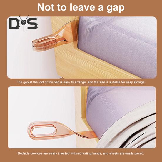 2 Stück Bettlaken-Matratzen-Organizer, feste Lücken im Bett, zum Verstopfen glatter Oberfläche, kratzfest, arbeitssparender Haushalt, Wechselbettlaken, Betttuch zum Bettenmachen, Wunschlaken