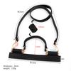 1Set High Quality Leather Bag Strap Handmade Handle Woven Bags Handbag With Hardware Accessories for DIY Shoulder Handbag Belt