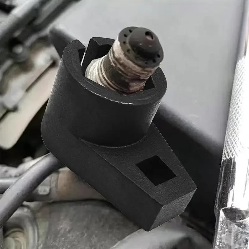 3/8" 22MM Offset Oxygen Sensor Socket Wrench Oxygen Sensing Wrench Oxygen Sensor Auto Repair Removal Tool Oxygen Sensor Socket