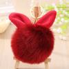 Soft Artificial Rabbit Furs Keychain Plushs Ball KeyRing Cute Pom Pom Bag Charm Car Pendant Decoration for Women Girls
